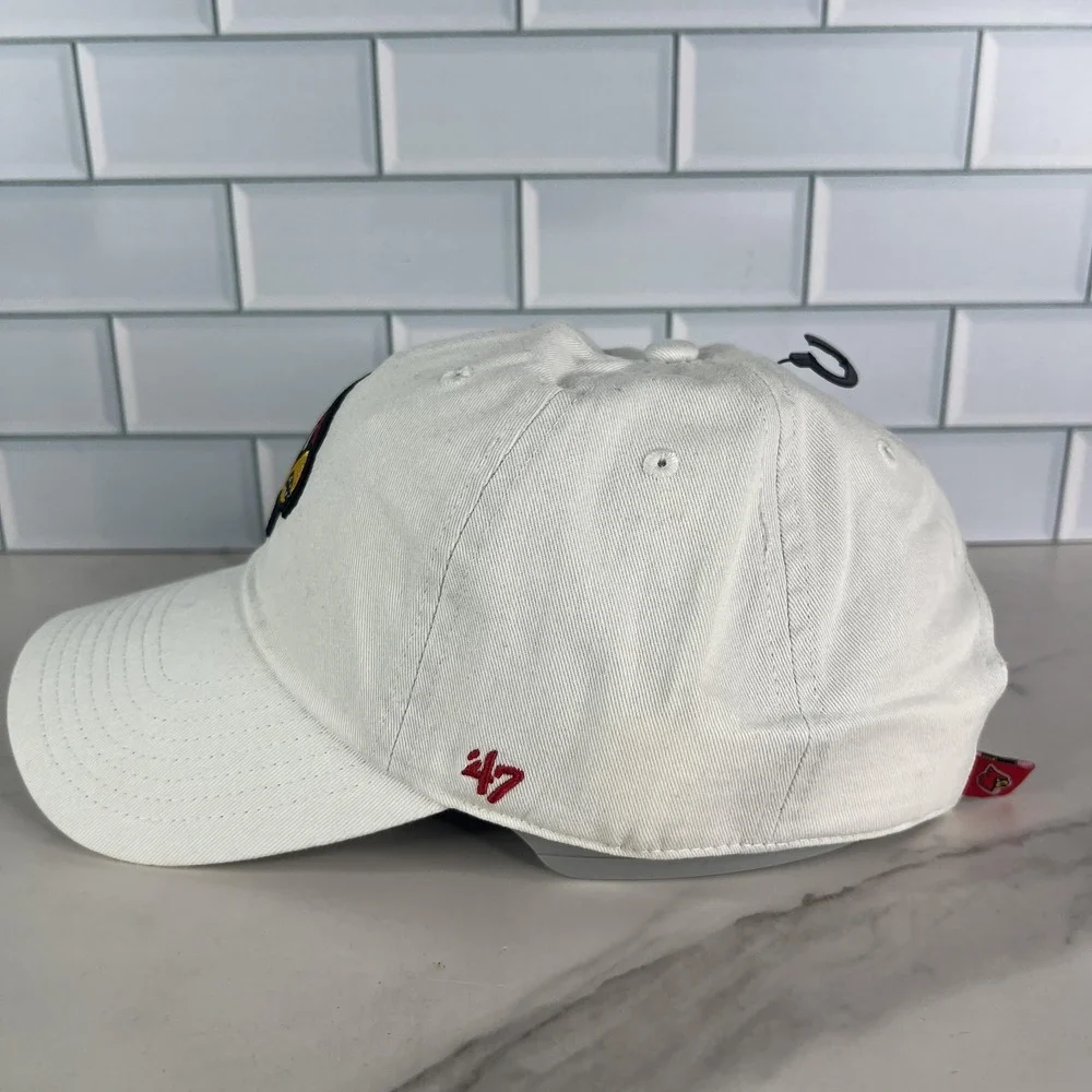 Louisville Cardinals Hat Cap Strap Back NCAA Basketball Mens One Size College 47